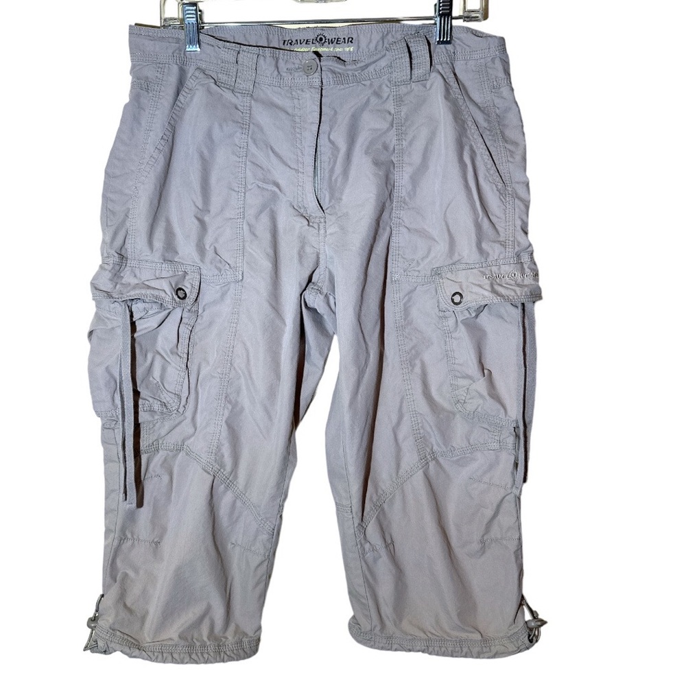 Travel Wear Khaki Capri Cargo Pants Shorts